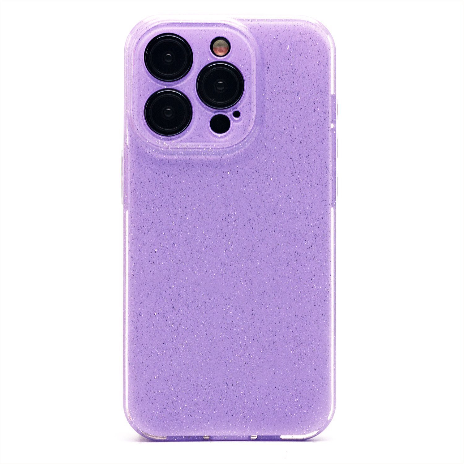 

Чехол для iPhone 15 Pro силиконовый с блестками 3 <светло-фиолетовый>