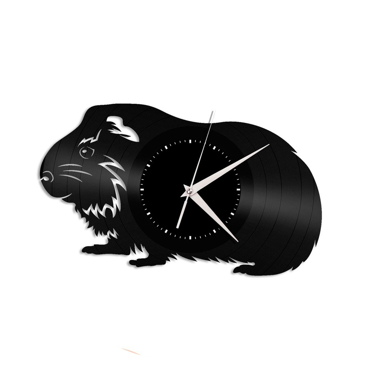 фото Часы из виниловой пластинки (c) vinyllab - морская свинка