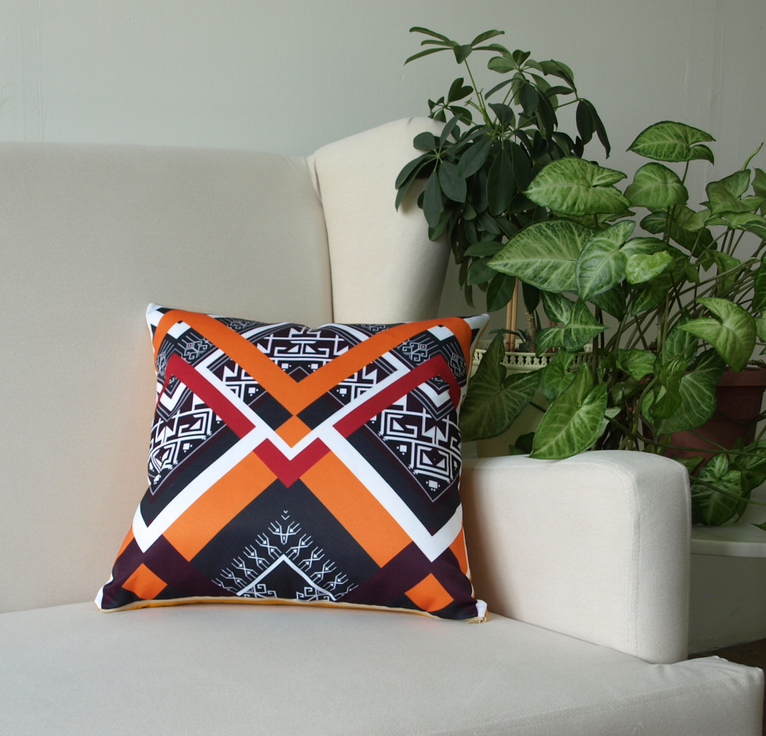 

Подушка декоративная / Этнические Узоры 2/ подарок / подушка диванная / подушка для интерь, Разноцветный, подушка декоративная 40* 40 см - 1 шт.