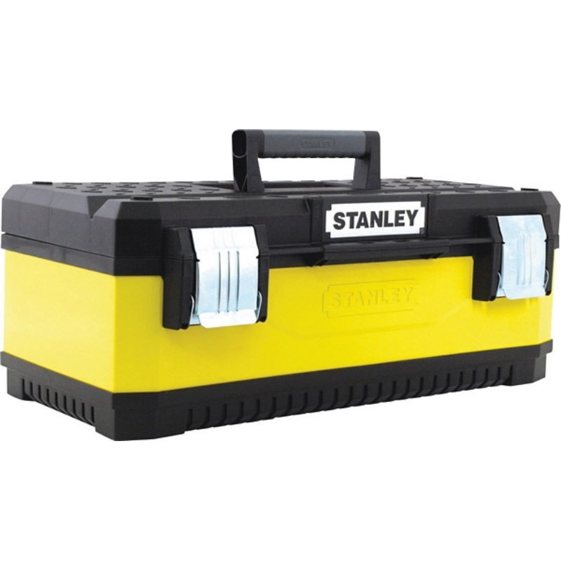 

STANLEY 195613 Ящик для инструмента металлопластмассовый 23, Черный;желтый
