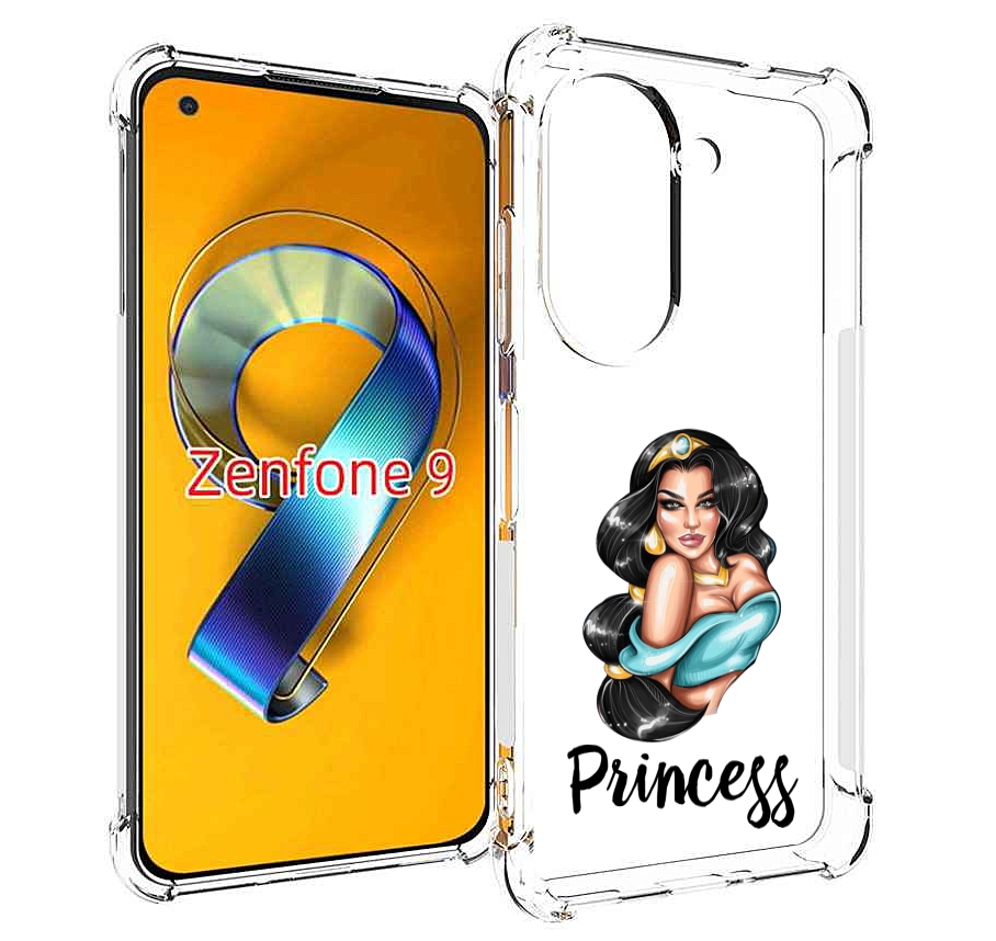 

Чехол MyPads Принцесса-Жасмин женский для Asus Zenfone 9 (AI2202), Прозрачный, Tocco