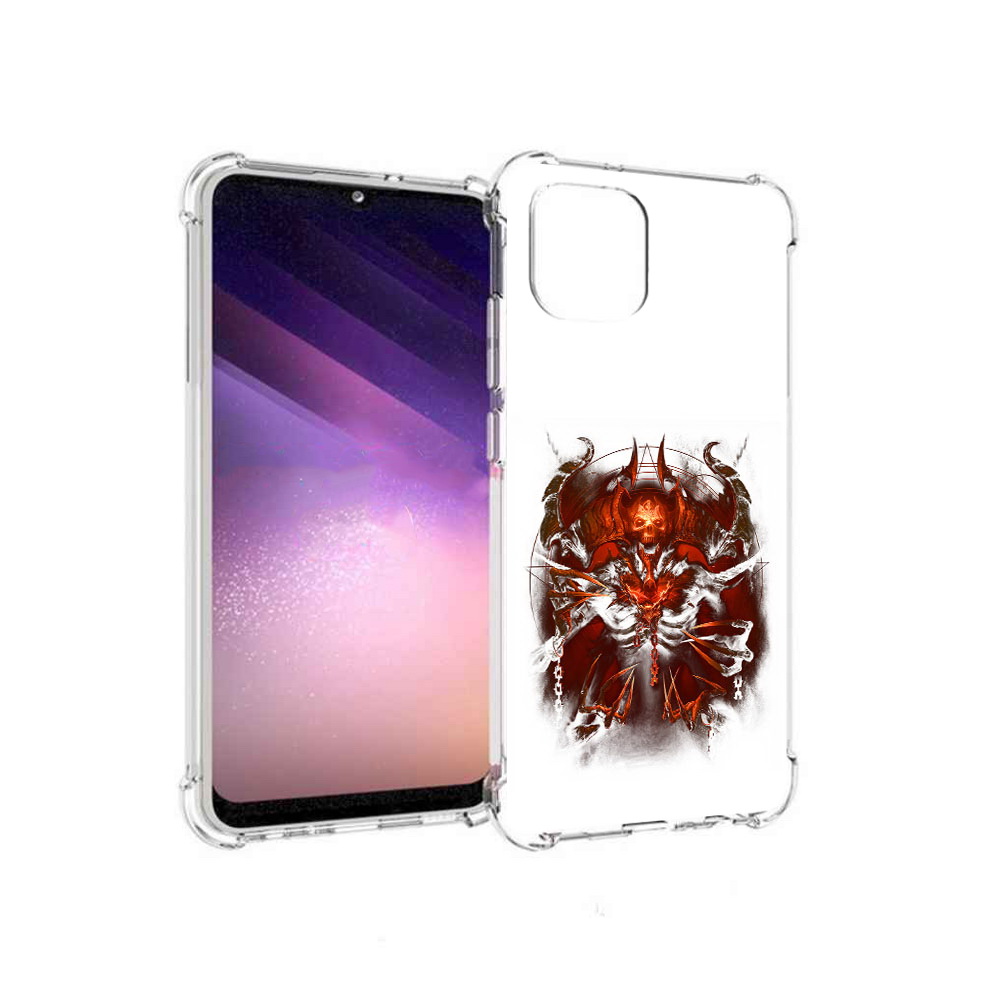 Чехол MyPads Tocco для Samsung Galaxy A03 яркий демон (PT226903.537.708)