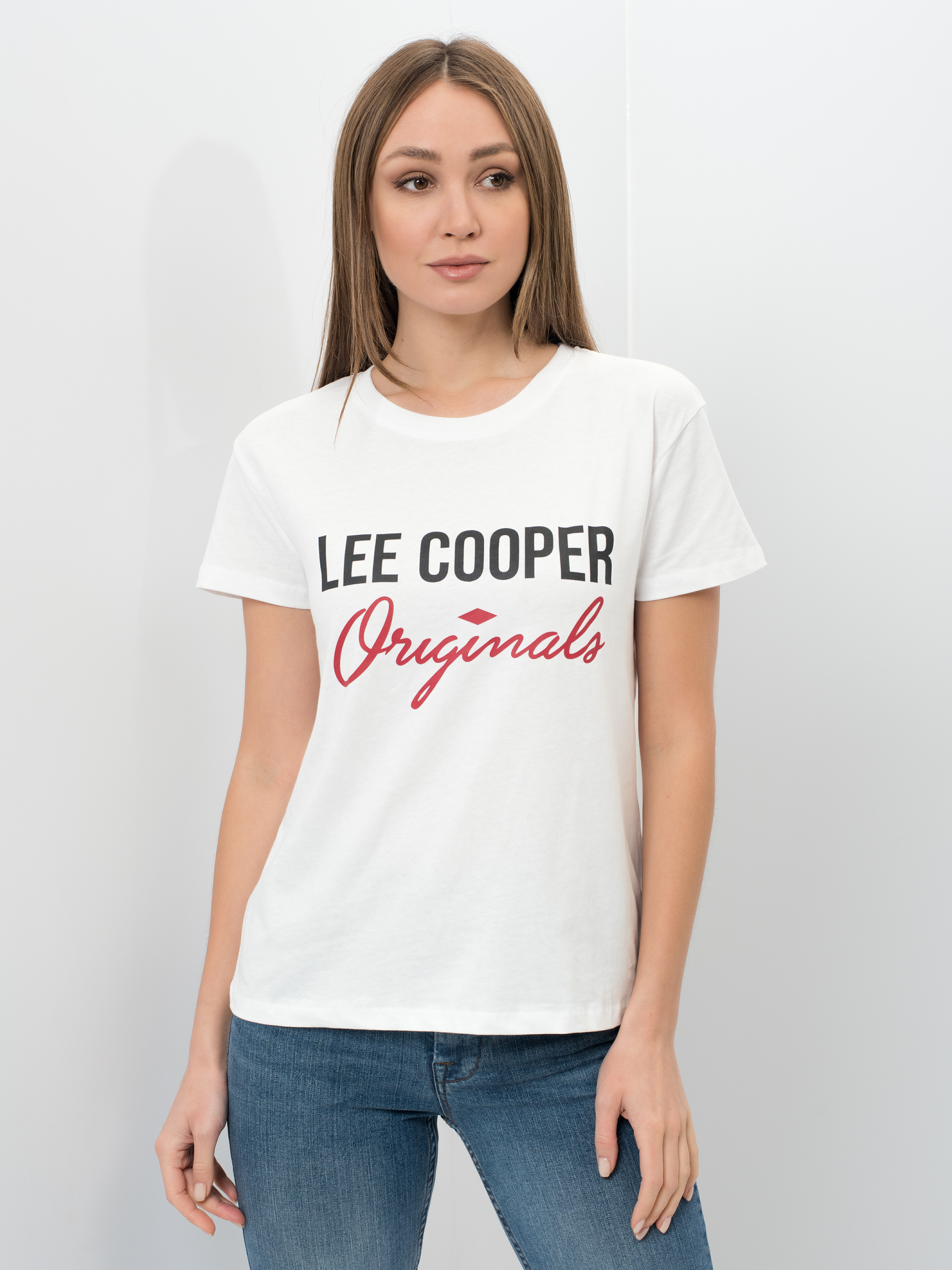 фото Футболка женская lee cooper mt4a119348as2lc белая l