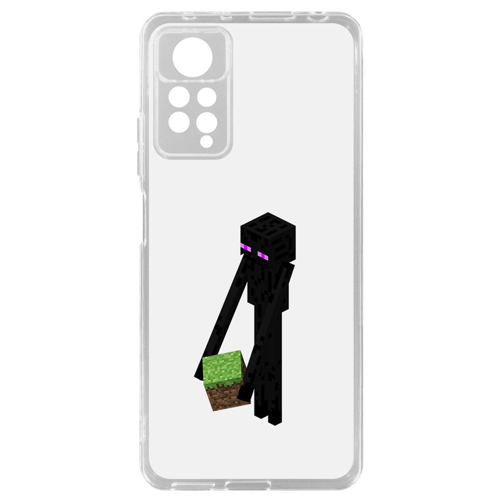 

Чехол-накладка Minecraft-Эндермен для Xiaomi Redmi Note 11 Pro, Прозрачный