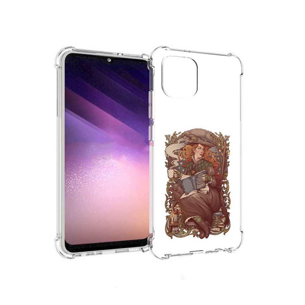 

Чехол MyPads Tocco для Samsung Galaxy A03 Женские_126 (PT226903.537.81), Прозрачный, Tocco