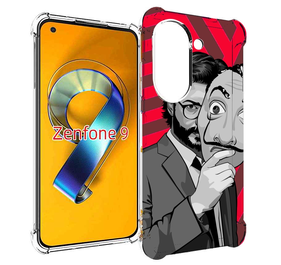 

Чехол MyPads Профессор-бумажый-дом для Asus Zenfone 9 (AI2202), Прозрачный, Tocco