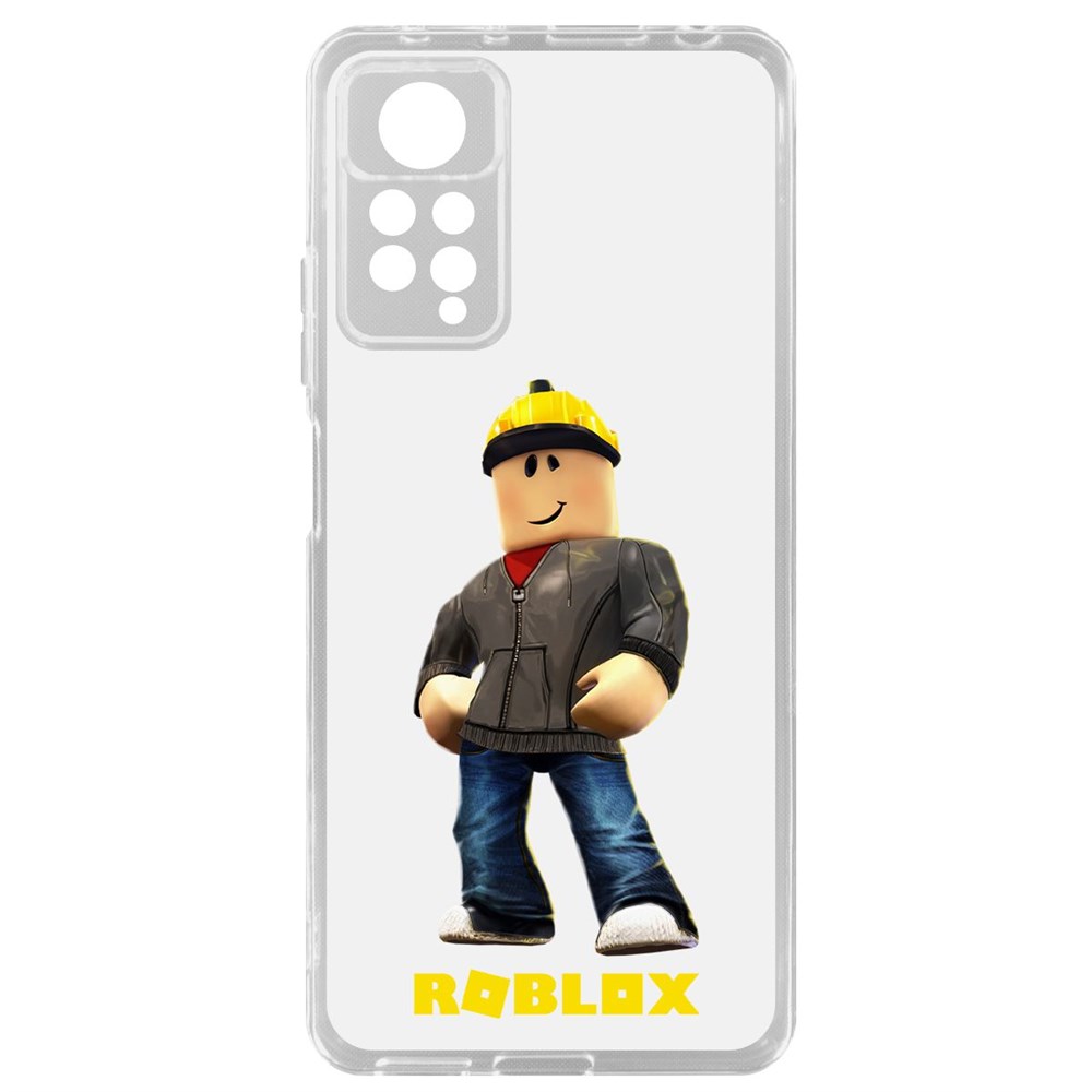 

Чехол-накладка Roblox-Строитель для Xiaomi Redmi Note 11 Pro, Прозрачный