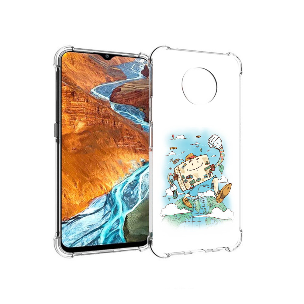 Чехол MyPads Tocco для Nokia G300 Счастливый чемодан (PT224563.108.166)