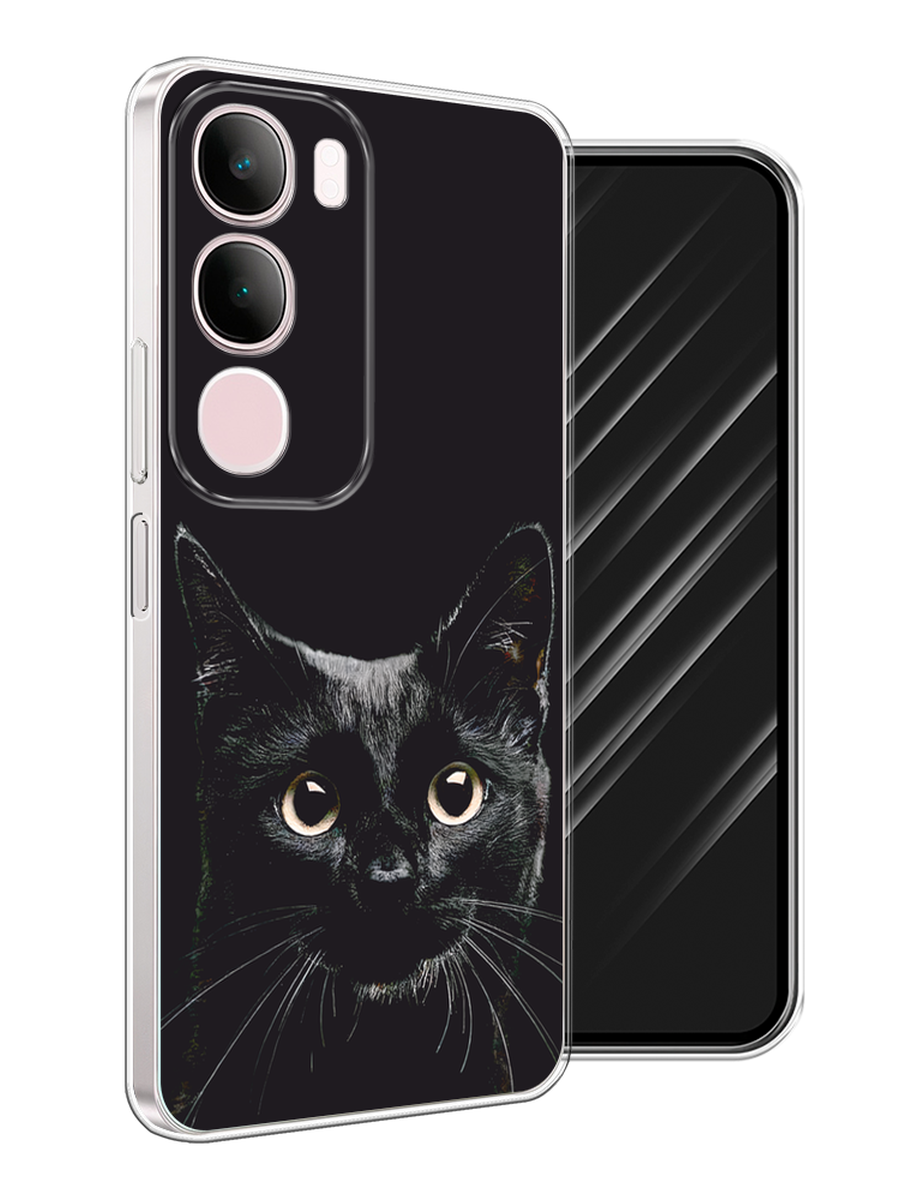 

Чехол Awog на Vivo Y19s "Добрый кот", Черный, 2612350-1