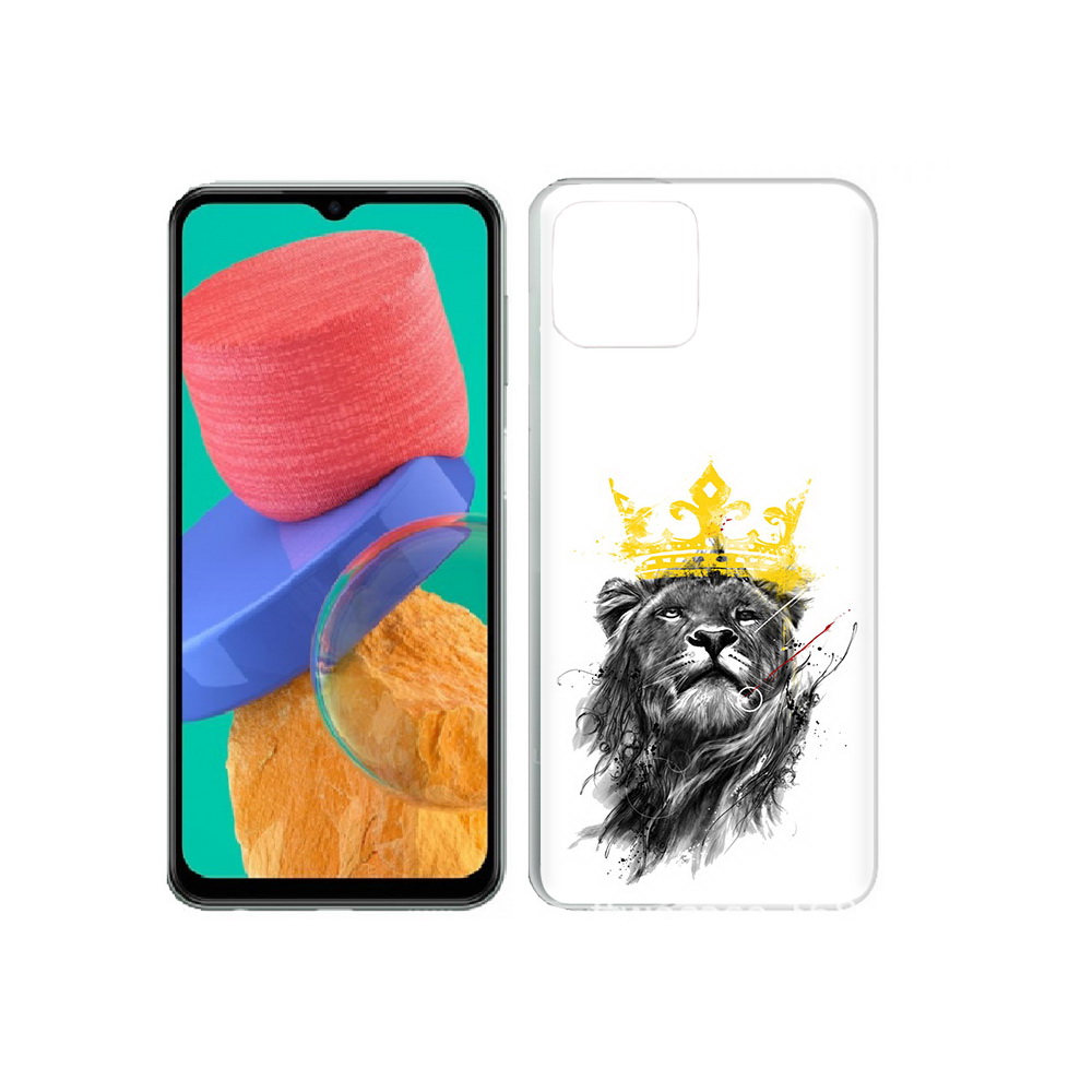 

Чехол MyPads Tocco для Samsung Galaxy M33 король-лев (PT227322.603.391), Прозрачный, Tocco