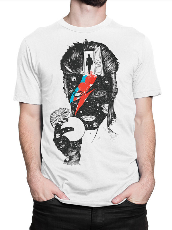 

Футболка мужская DreamShirts Studio Дэвид Боуи - Зигги Стардаст 268-bowie-2 белая L, Белый, Дэвид Боуи - Зигги Стардаст 268-bowie-2