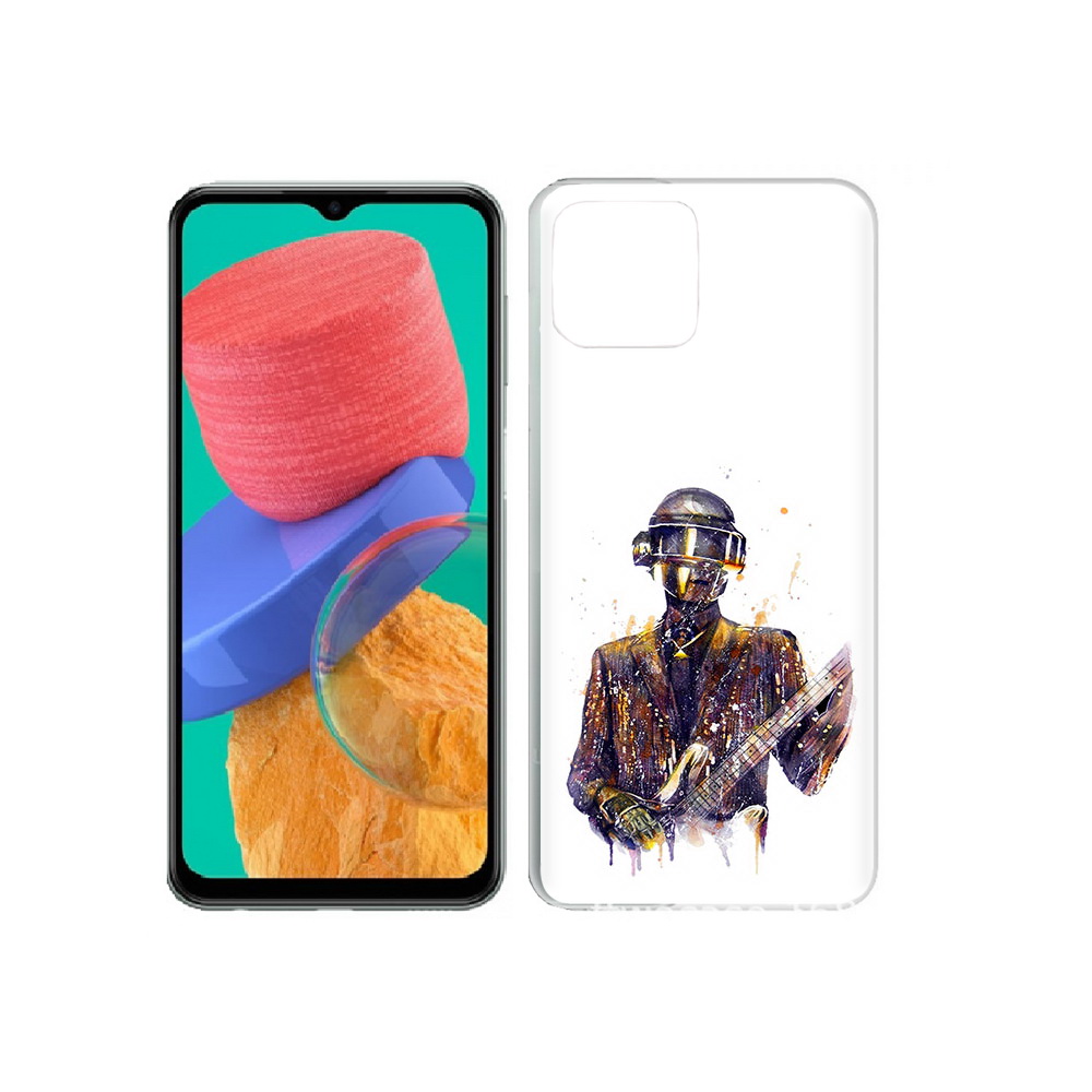 

Чехол MyPads Tocco для Samsung Galaxy M33 космо-гитарист (PT227322.603.392), Прозрачный, Tocco