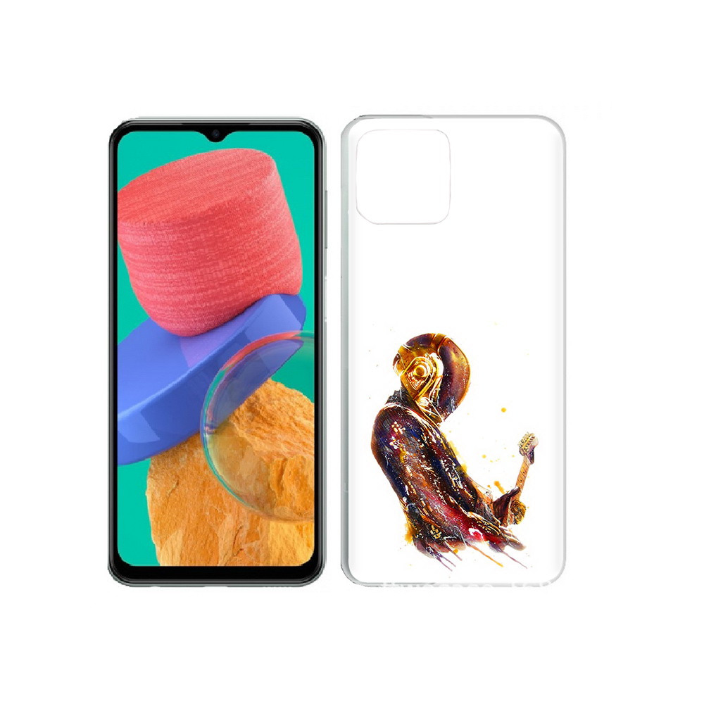 

Чехол MyPads Tocco для Samsung Galaxy M33 космо-музыкант (PT227322.603.393), Прозрачный, Tocco