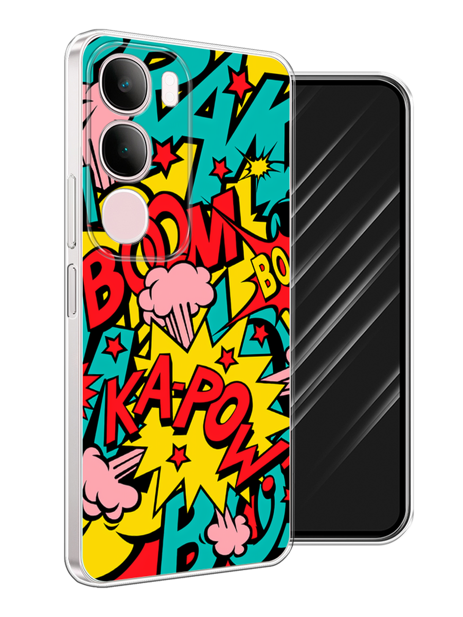 

Чехол Awog на Vivo Y19s "Постер pop art", Бирюзовый;желтый;красный, 2612350-1