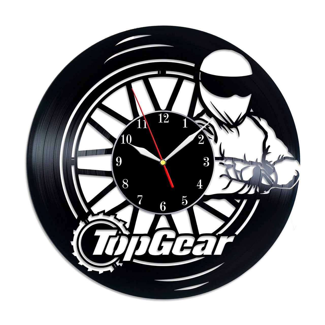 фото Часы из виниловой пластинки (c) vinyllab - top-gear