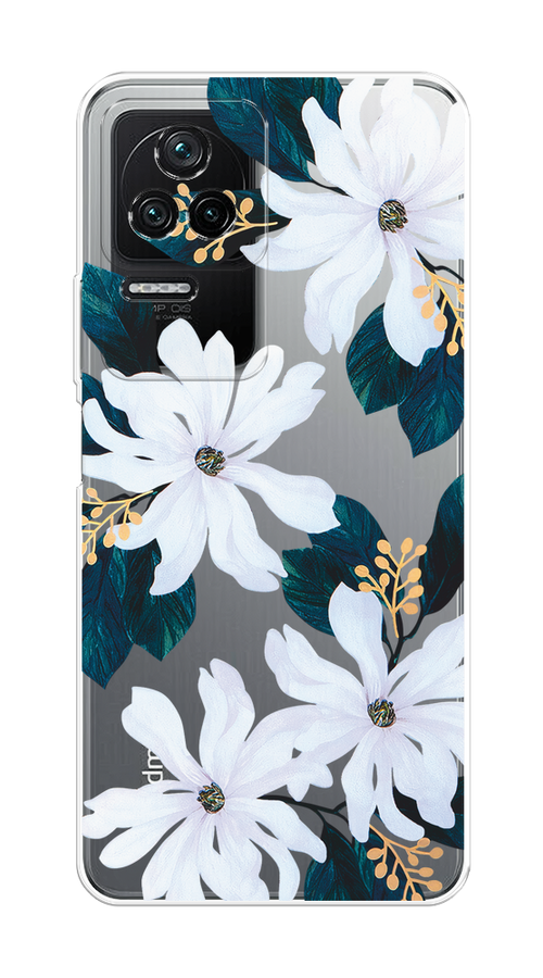 

Чехол на Poco F4/Redmi K40S "Delilah Flower", Зеленый;белый, 314650-1