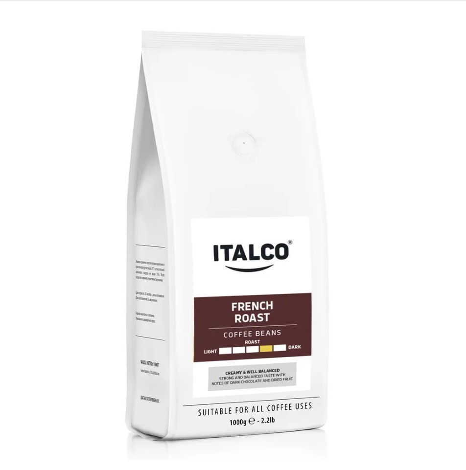 Кофе в зернах Italco French roast, 1 кг
