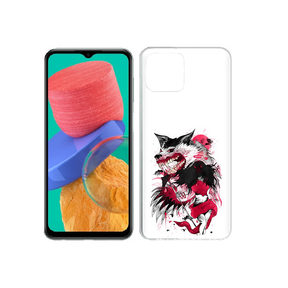 

Чехол MyPads Tocco для Samsung Galaxy M33 красная шапочка (PT227322.603.410), Прозрачный, Tocco