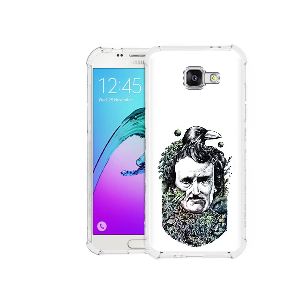 

Чехол MyPads Tocco для Samsung Galaxy A5 (2016) Эдгар Аллан с вороном (PT25252.581.203), Прозрачный, Tocco