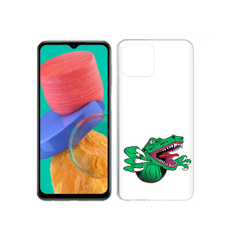 

Чехол MyPads Tocco для Samsung Galaxy M33 крокодил (PT227322.603.417), Прозрачный, Tocco