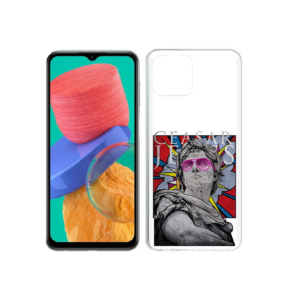 

Чехол MyPads Tocco для Samsung Galaxy M33 крутая статуя свободы (PT227322.603.423), Прозрачный, Tocco