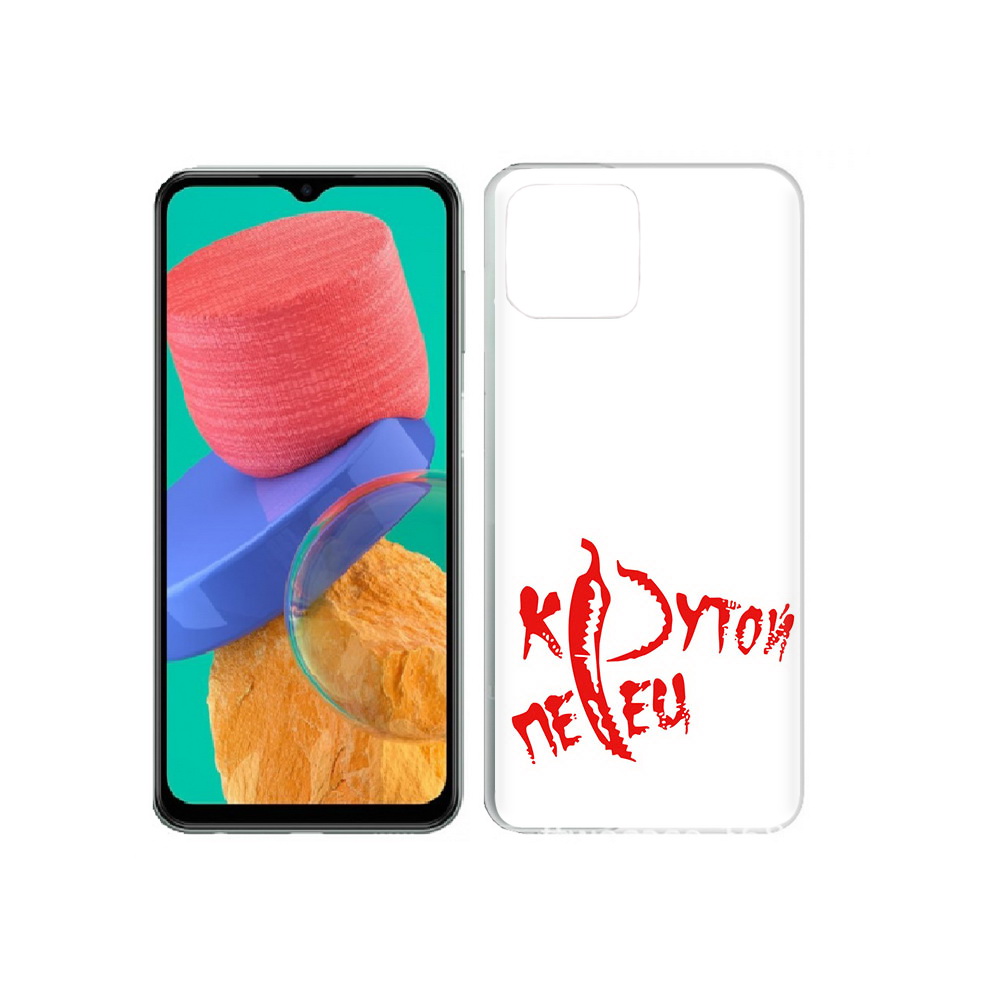 

Чехол MyPads Tocco для Samsung Galaxy M33 крутой перец (PT227322.603.426), Прозрачный, Tocco