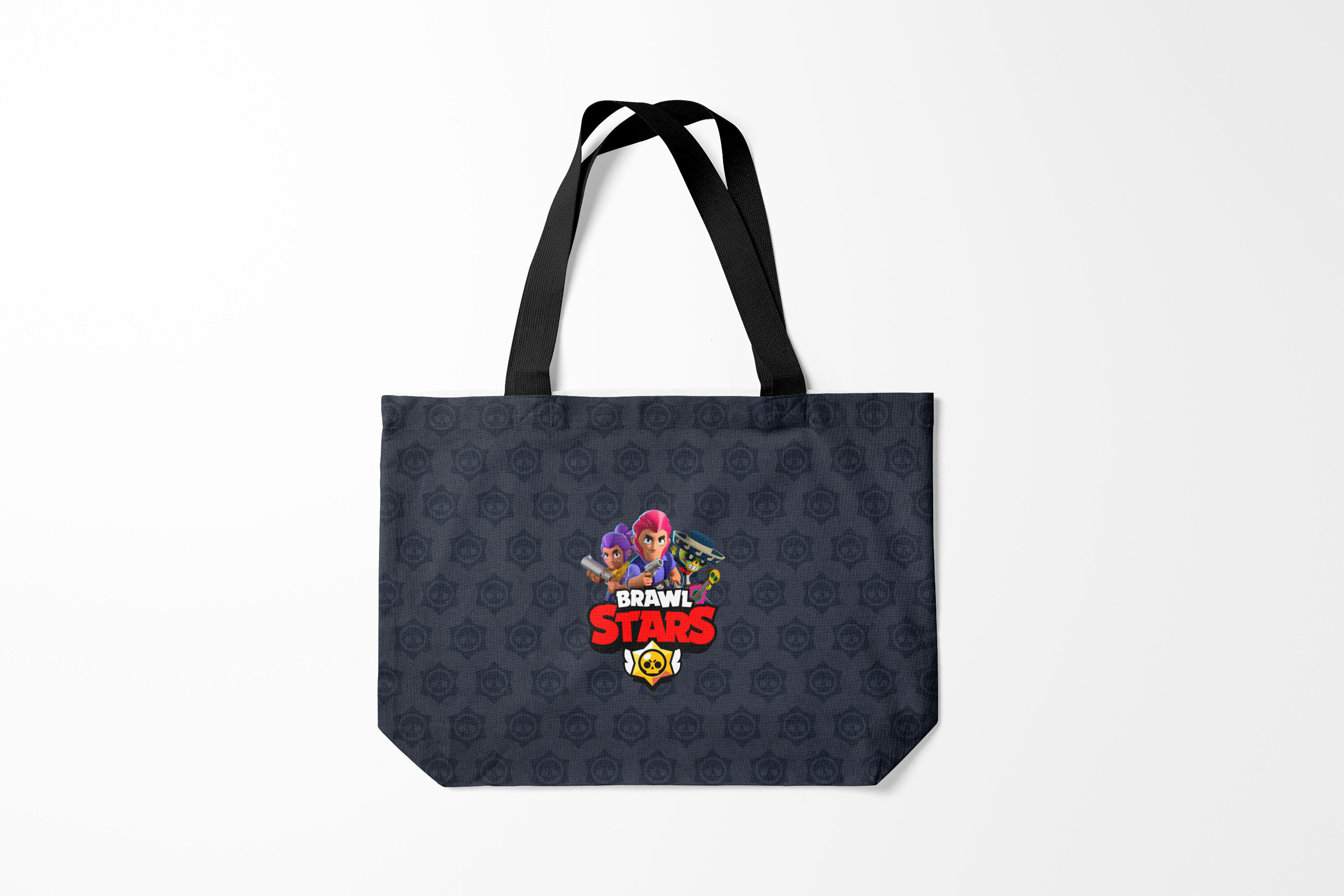 

Сумка шoппер унисекс Burnettie Brawl Stars, серый, Brawl Stars