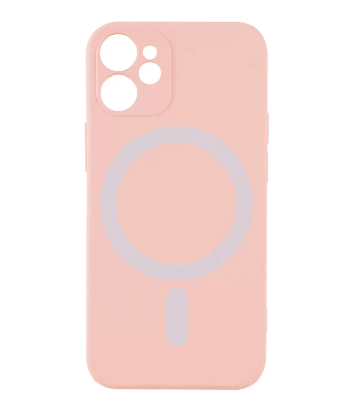 

Чехол накладка Barn&Hollis для iPhone 12 mini, для magsafe, персиковая, Розовый