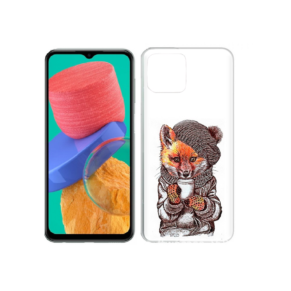 

Чехол MyPads Tocco для Samsung Galaxy M33 лиса в шапке (PT227322.603.437), Tocco
