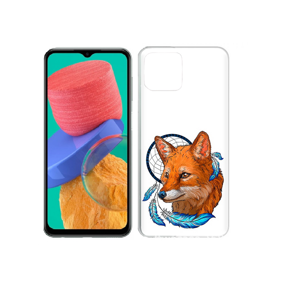 

Чехол MyPads Tocco для Samsung Galaxy M33 лиса и ловец снов (PT227322.603.438), Прозрачный, Tocco