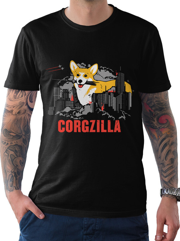 

Футболка мужская DreamShirts Studio Корги Атакует 278-corgi(new)-2 черная 3XL, Черный, Корги Атакует 278-corgi(new)-2