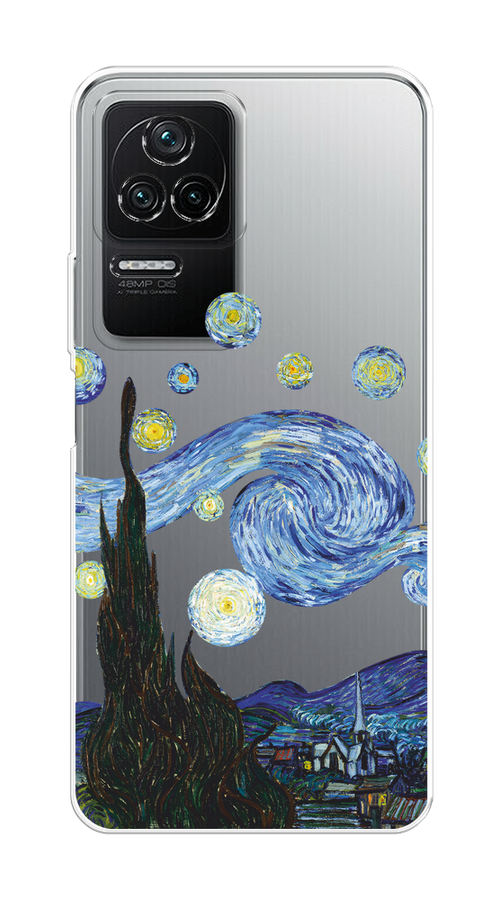 

Чехол на Poco F4, Redmi K40S "Ночь Ван Гога", Голубой;синий;черный, 314650-1