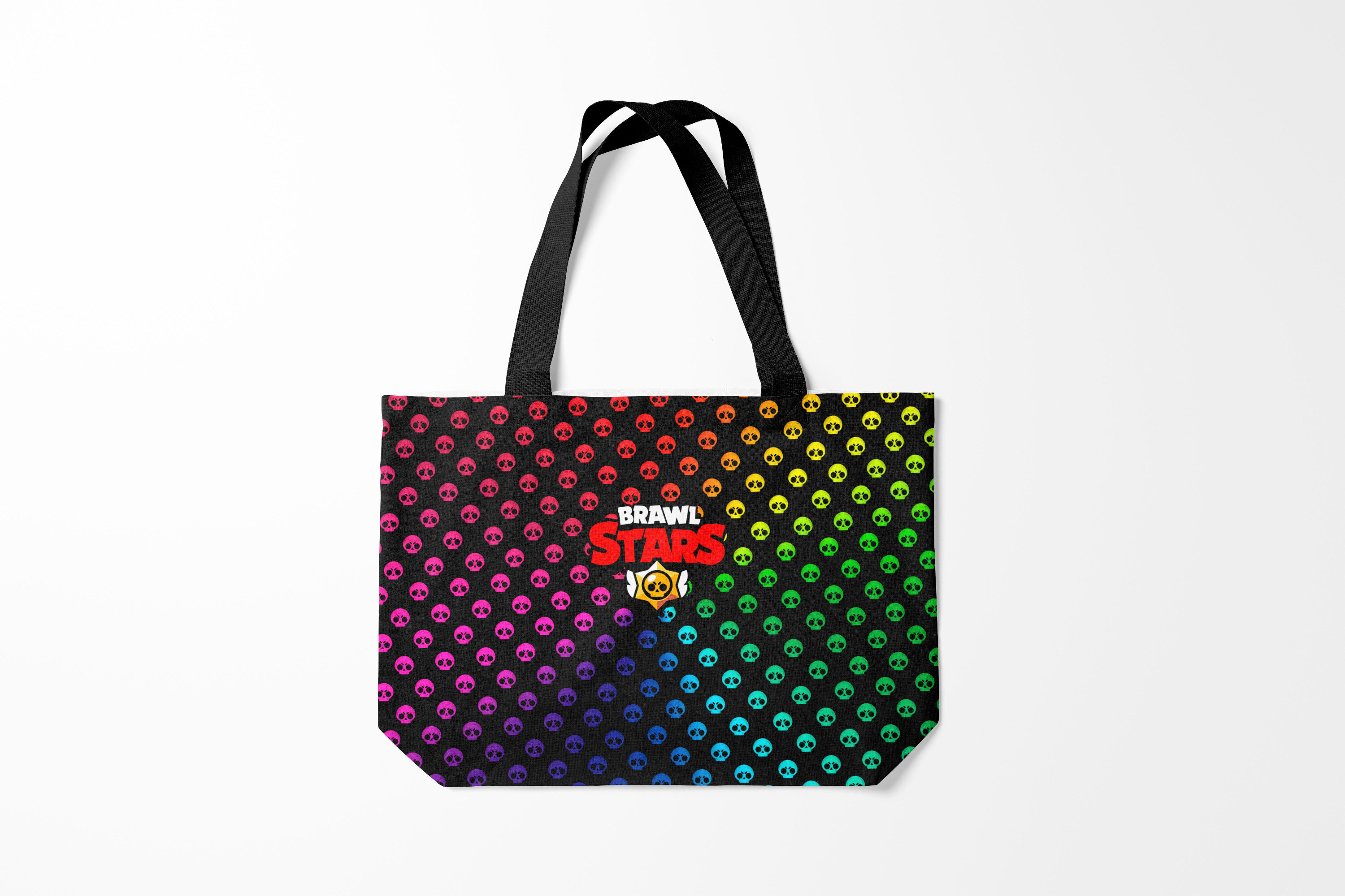 

Сумка шoппер унисекс Burnettie Brawl Stars, черный, Brawl Stars