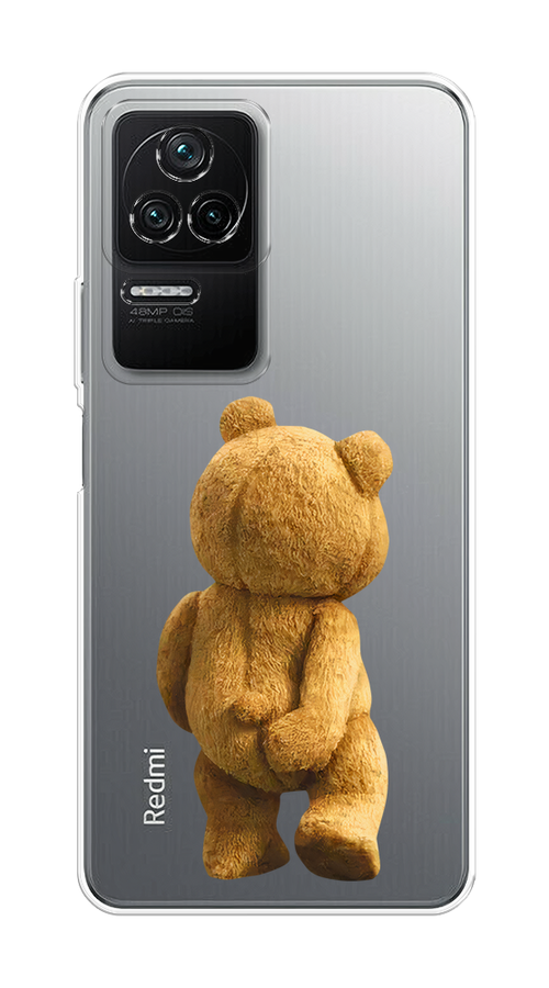 

Чехол на Poco F4/Redmi K40S "Медвежья спина", Коричневый;прозрачный, 314650-1