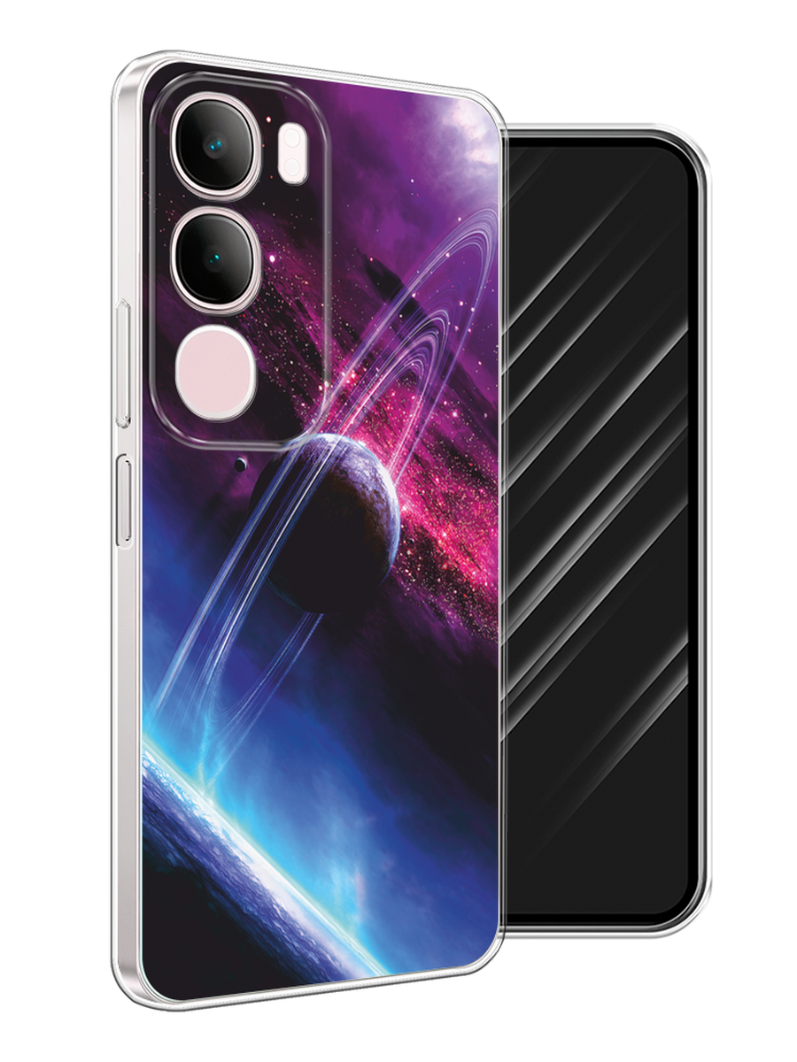 

Чехол Awog на Vivo Y19s "Космос 17", Черный;фиолетовый, 2612350-1