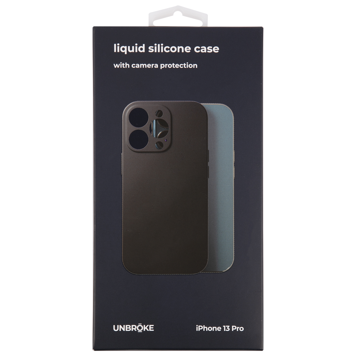 

Чехол накладка UNBROKE liquid silicone case with Galaxy S21, Черный