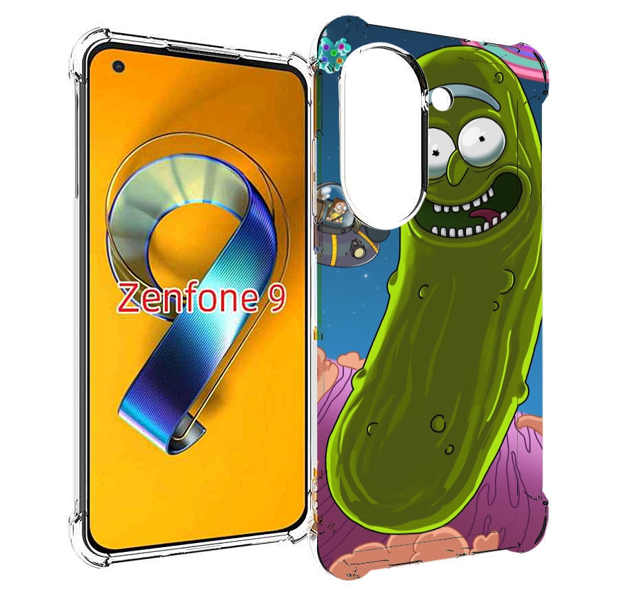 Чехол MyPads Рик огурец для Asus Zenfone 9 (AI2202)