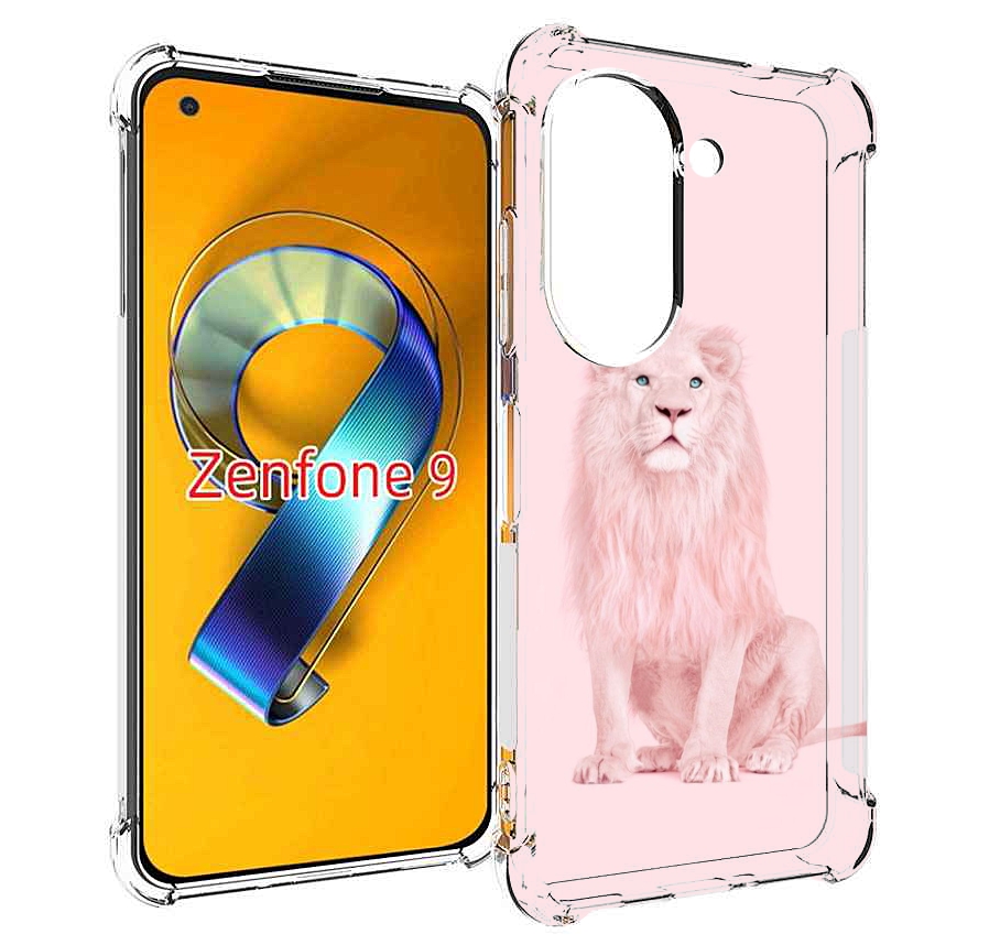 

Чехол MyPads Розовый-лев для Asus Zenfone 9 (AI2202), Прозрачный, Tocco