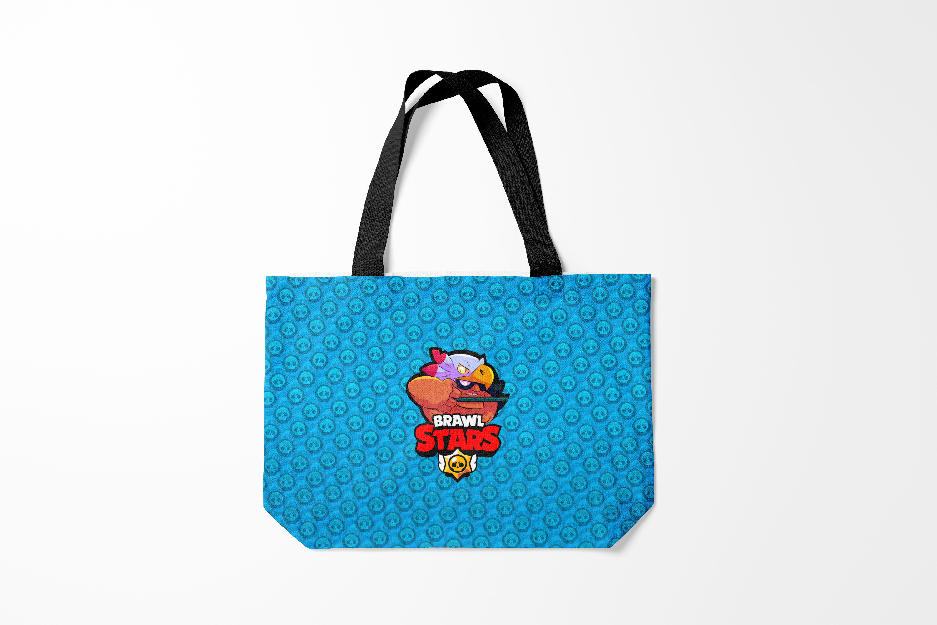 

Сумка шoппер унисекс Burnettie Brawl Stars, голубой, Brawl Stars