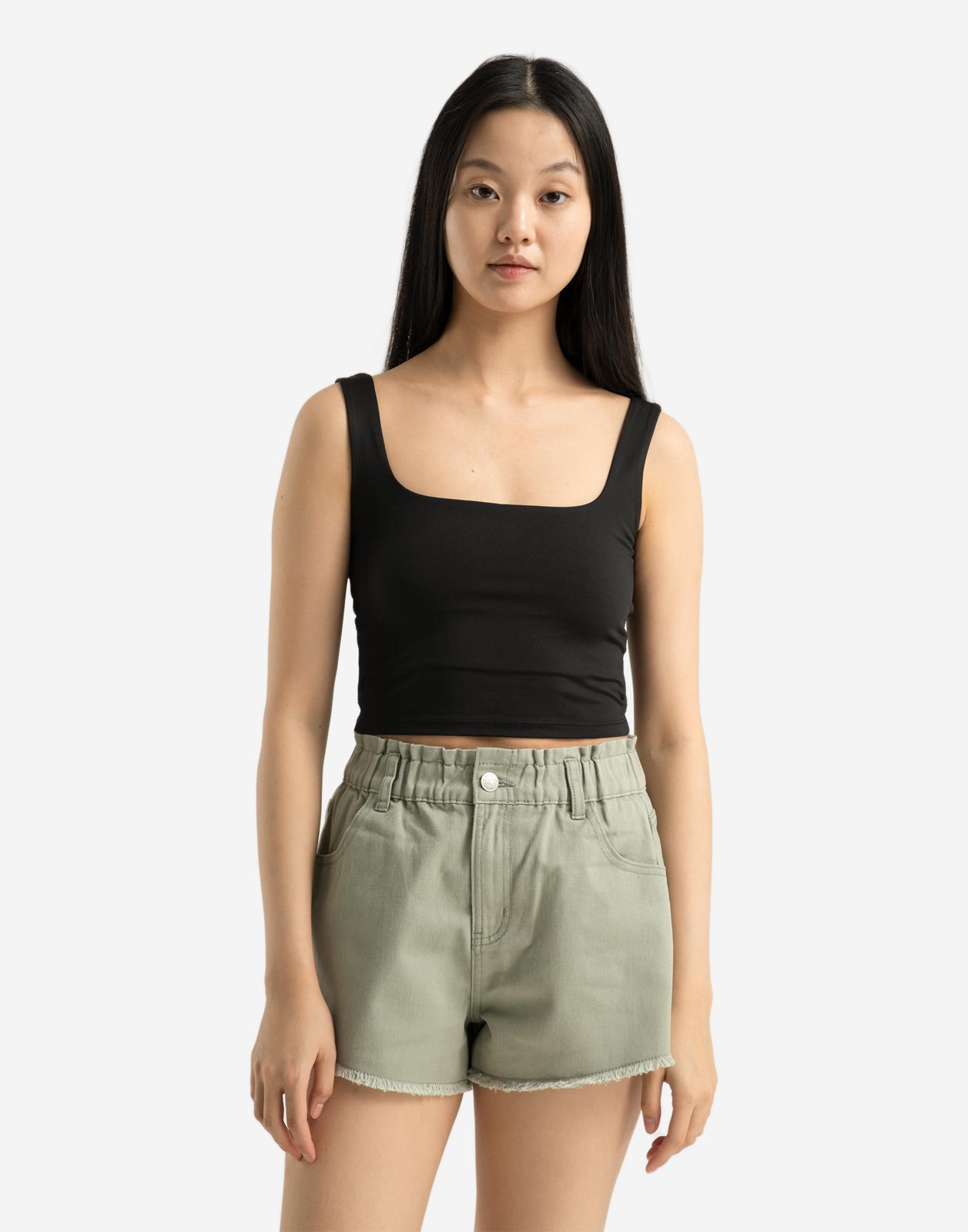 

Шорты женские Gloria Jeans GSH008459 зеленые XS, Зеленый, GSH008459