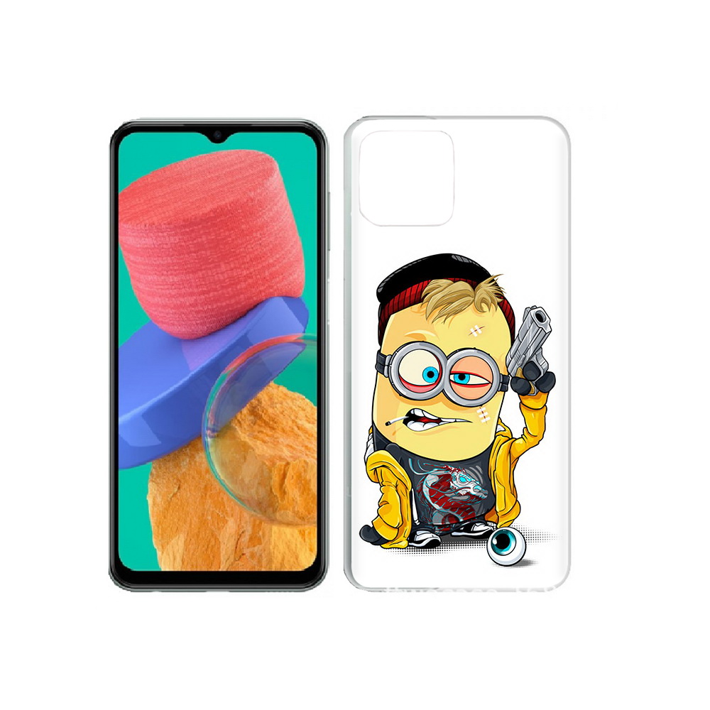 

Чехол MyPads Tocco для Samsung Galaxy M33 миньон бандит (PT227322.603.475), Прозрачный, Tocco