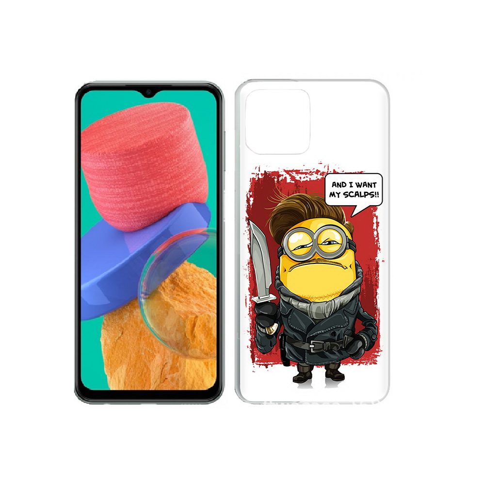 

Чехол MyPads Tocco для Samsung Galaxy M33 миньон убийца (PT227322.603.477), Прозрачный, Tocco