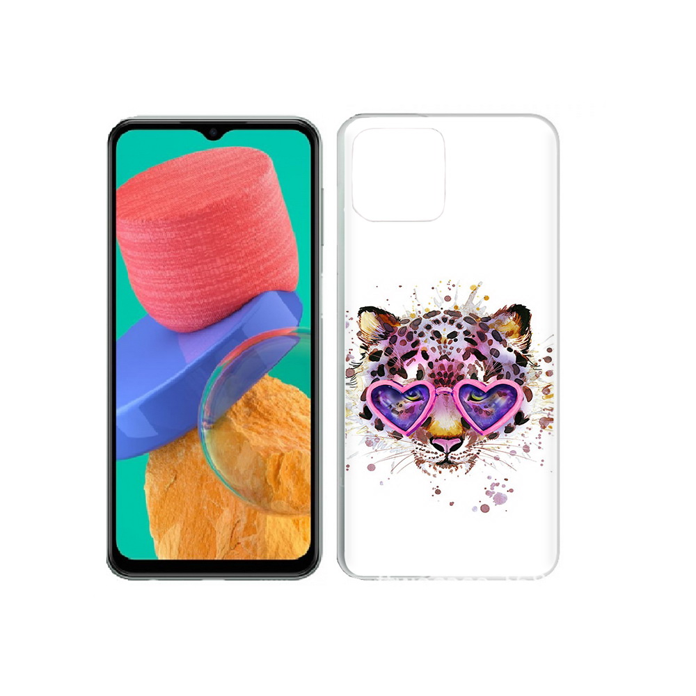

Чехол MyPads Tocco для Samsung Galaxy M33 модный леопард (PT227322.603.480), Прозрачный, Tocco