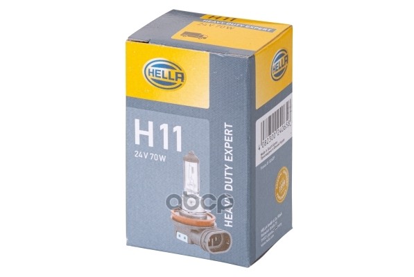 

Лампа 24v H11 70w Hella 1 Шт. Картон 8gh 008 358-251 HELLA PAGID арт. 8GH008358251