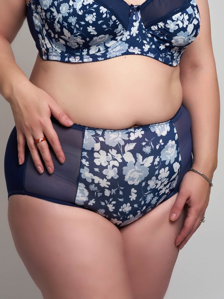 Трусы женские Настроение женщины T00003 синие 2XL 674₽