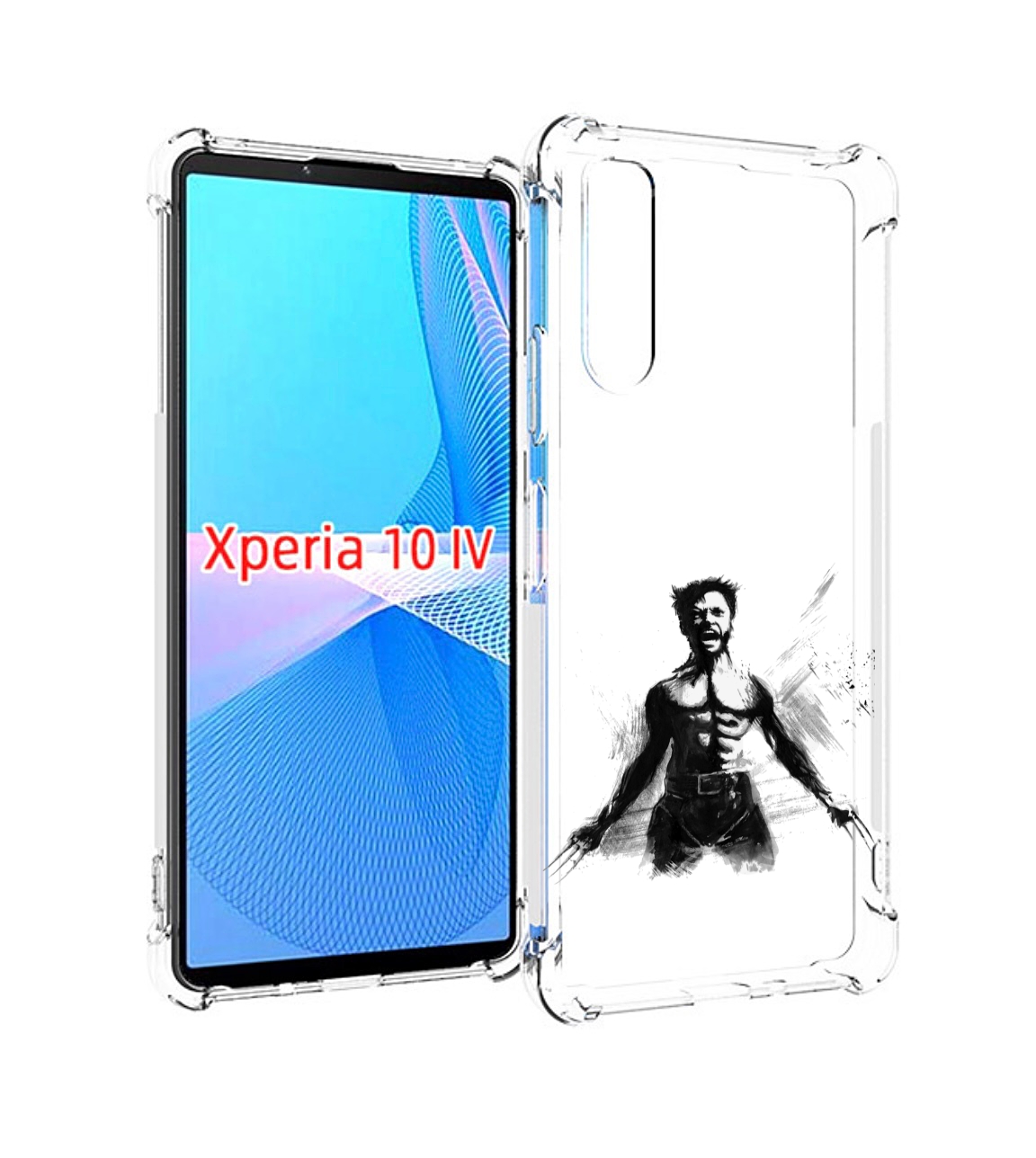 

Чехол MyPads росомаха для Sony Xperia 10 IV (10-4), Прозрачный, Tocco