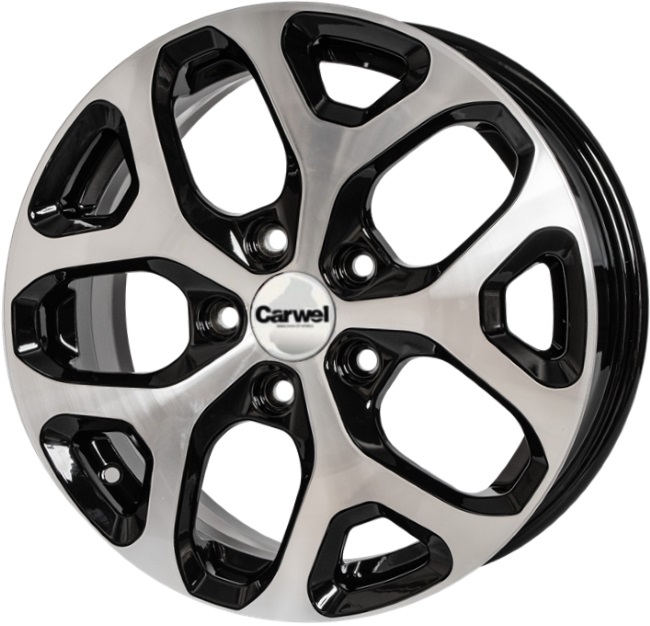 

Диск Литой R16 6.5j 5x114.3/66.1 Et50 Carwel Аль 174 Ab 00036579 CARWEL арт. 00036579