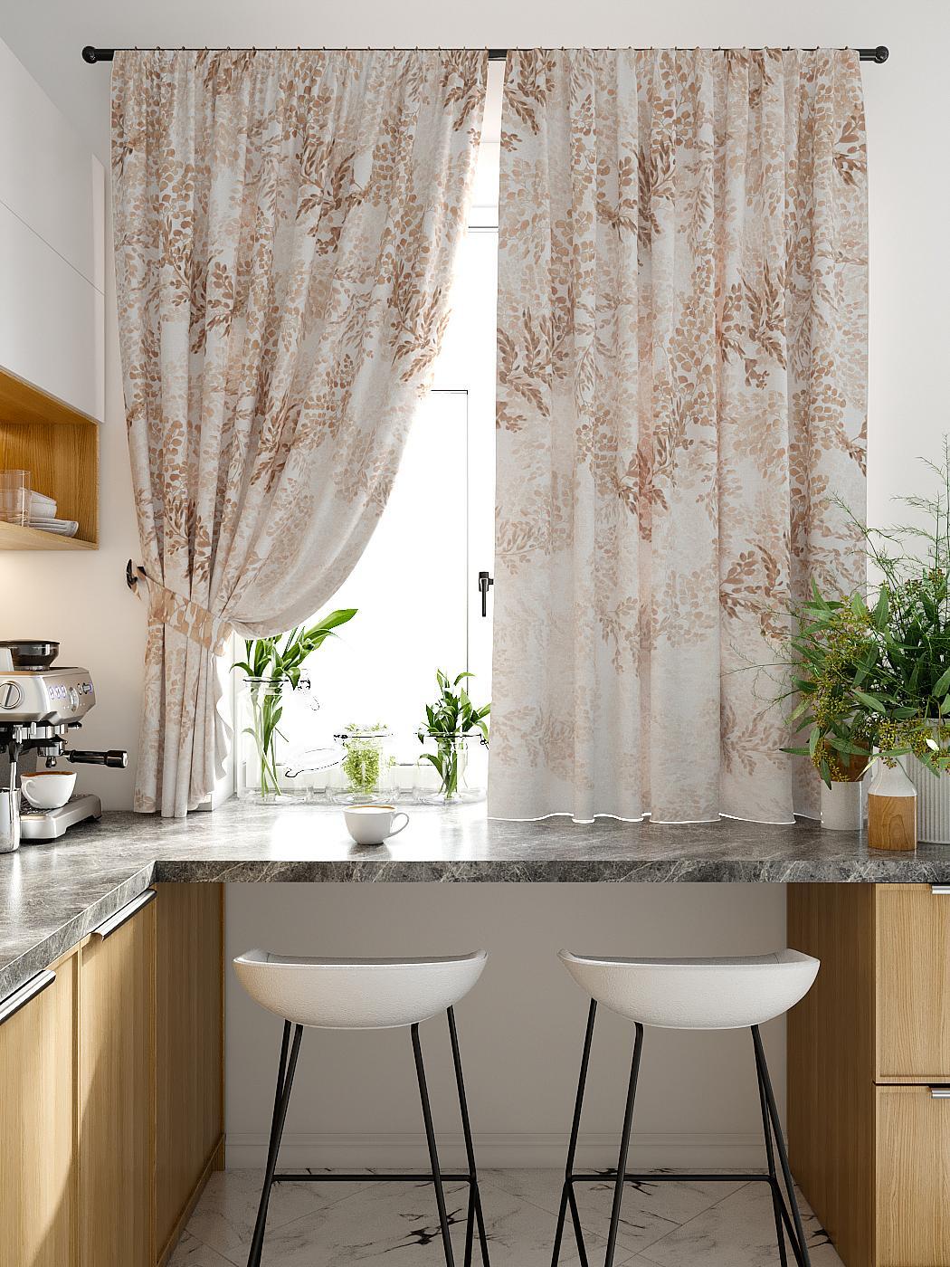 

Комплекты штор AT HOME Моролан высота 180 см, ширина 150 см, Белый, 920420