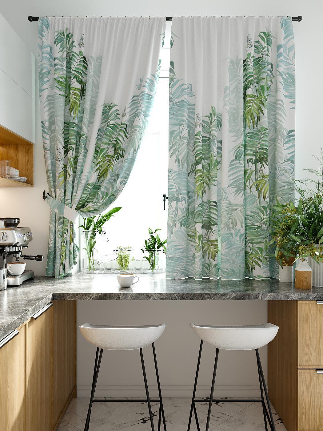 

Комплекты штор AT HOME Илирона высота 180 см, ширина 150 см, Белый, 920421