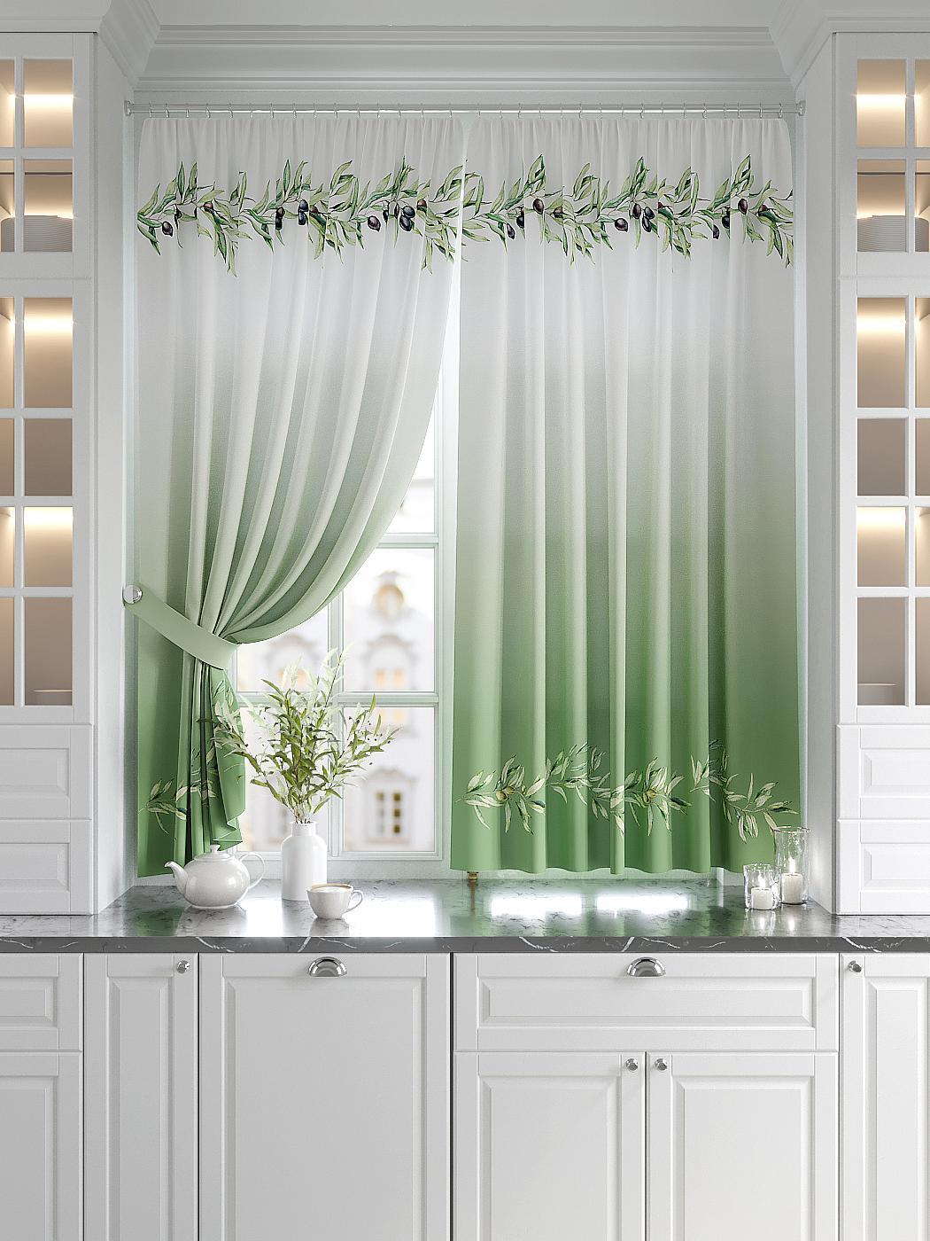 

Комплекты штор AT HOME Гринлис высота 180 см, ширина 150 см, Белый, 920517
